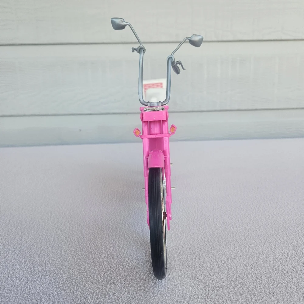 VTG Mattel Barbie Motor Bike Moped #4856 Pink 1983 Basket Mirrors